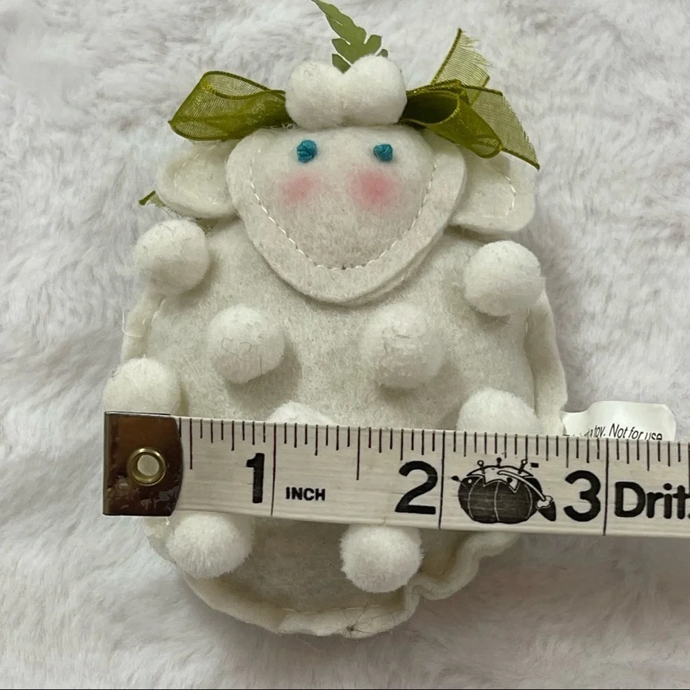 Felt Decorative Sheep Lamb Pin Cushion Vintage